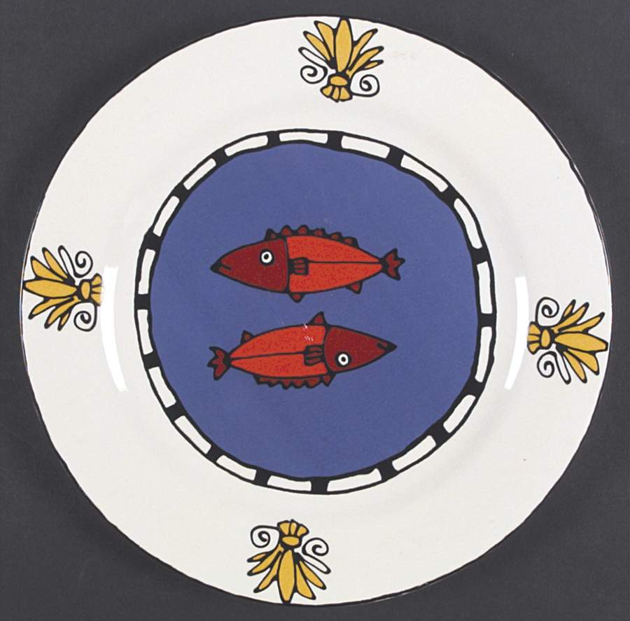 Seattle Fish & Crab 12" Chop Plate (Round Platter) by Signature-1