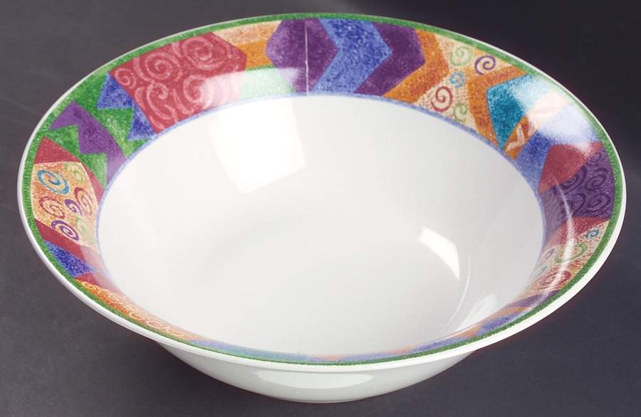 Potpourri 9" Round Vegetable Bowl by Sango-1