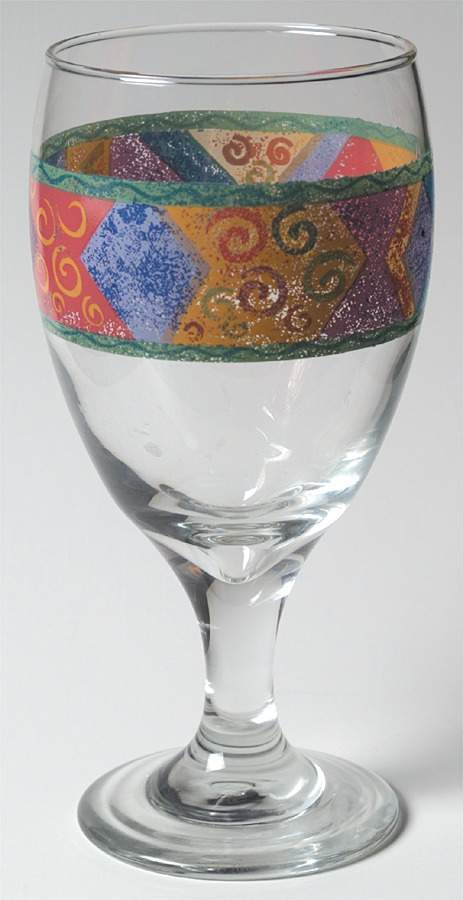 Potpourri 14 Oz Glassware Goblet by Sango-1