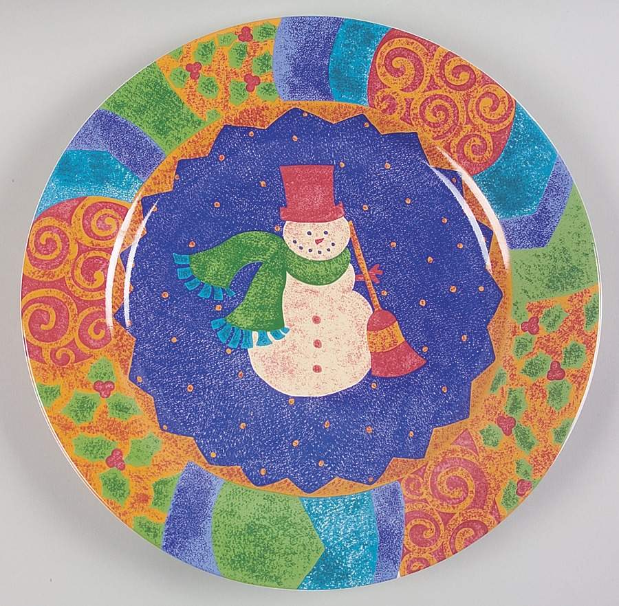 Potpourri 12" Chop Plate (Round Platter) by Sango-1