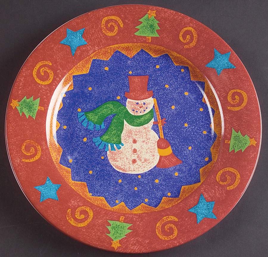Potpourri Salad Plate by Sango-1