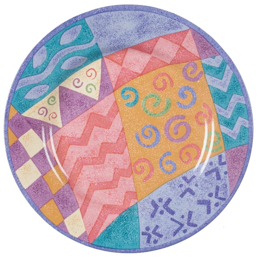 Potpourri Salad Plate by Sango-1