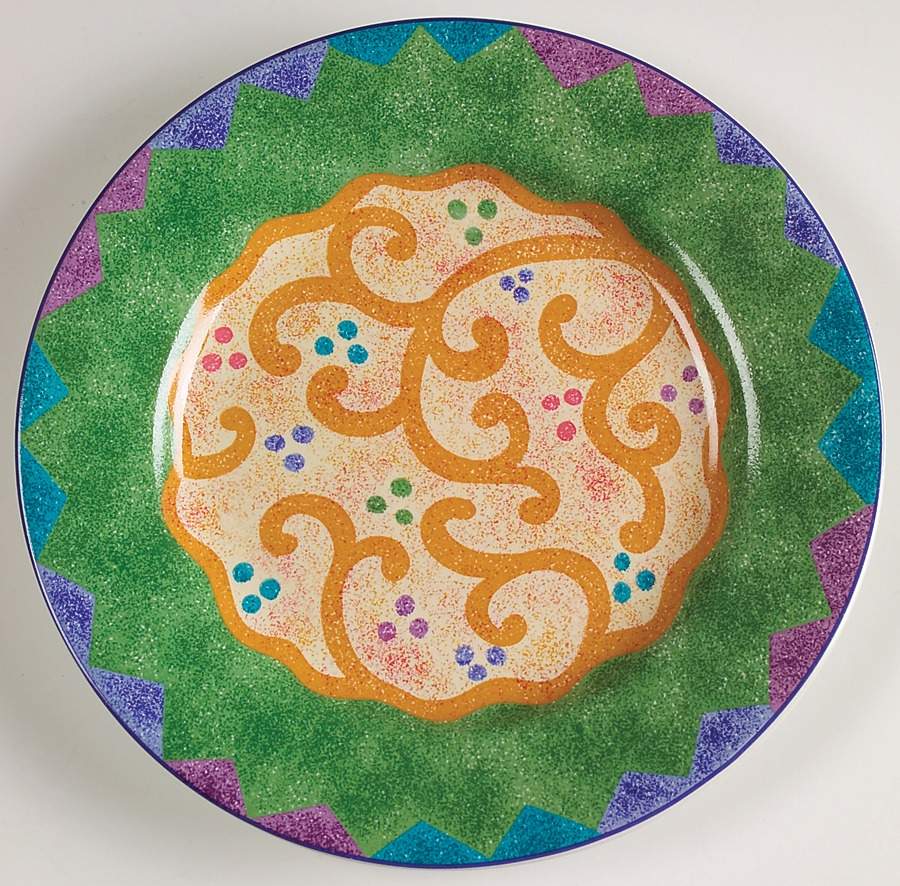 Potpourri Salad Plate by Sango-1