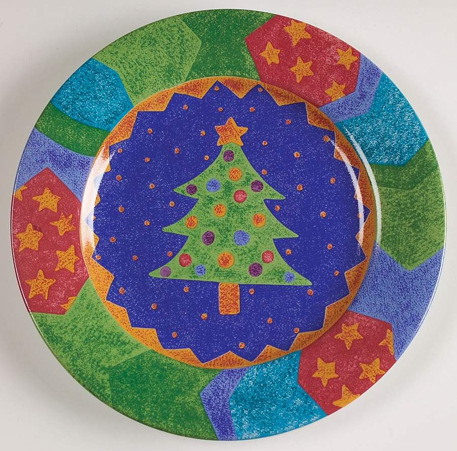 Potpourri Salad Plate by Sango-1