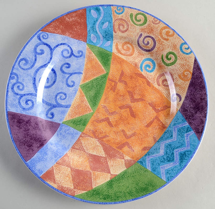 Potpourri 12" Chop Plate (Round Platter) by Sango-1