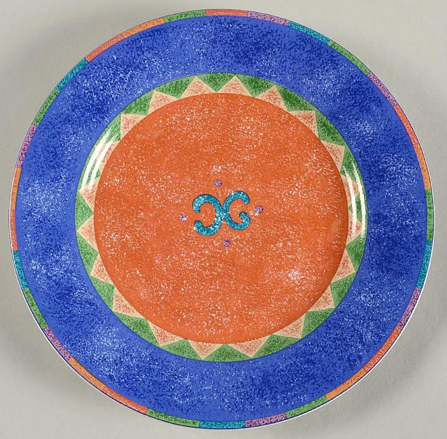 Potpourri Salad Plate by Sango-1