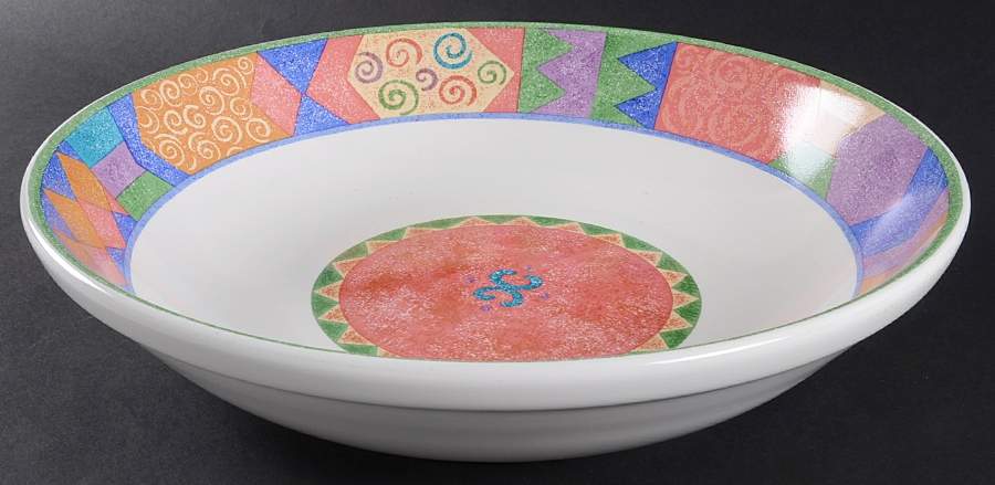 Potpourri 12" Large Salad Serving Bowl by Sango-1
