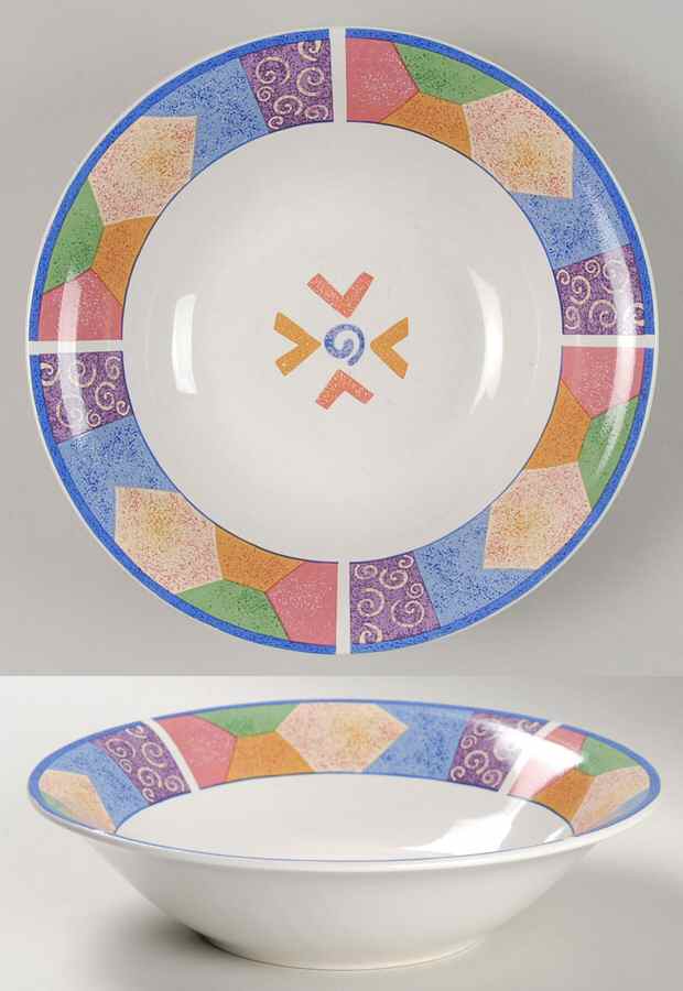 Potpourri Rim Soup Bowl by Sango-1
