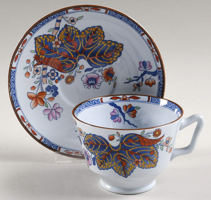 W5080 Footed Cup & Saucer Set by Spode-1