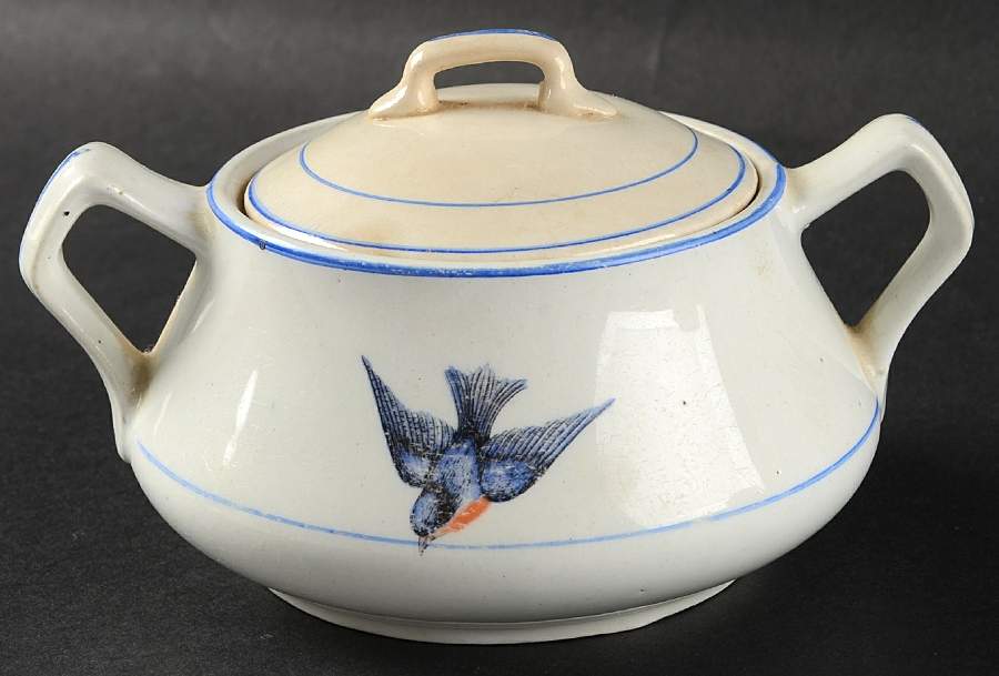 SEB36 Sugar Bowl & Lid by Sebring Pottery-1