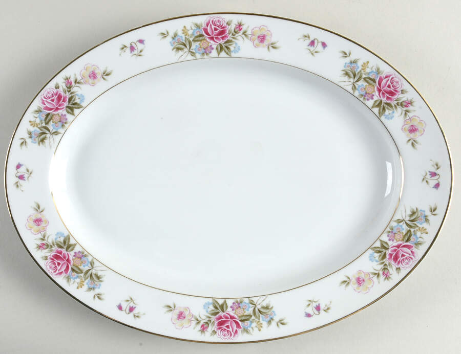 Spring Breeze 14" Oval Serving Platter by Sone-1