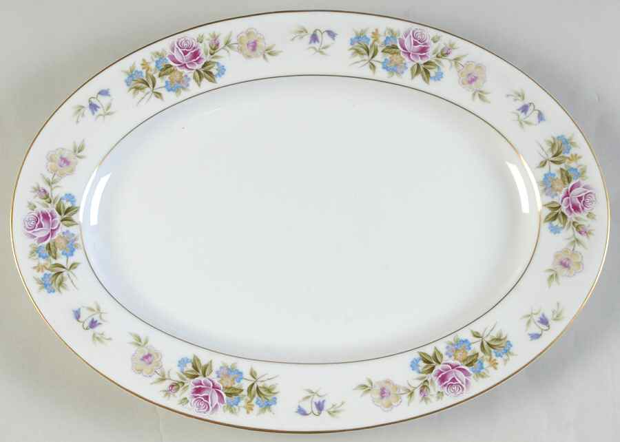 Spring Breeze 12" Oval Serving Platter by Sone-1
