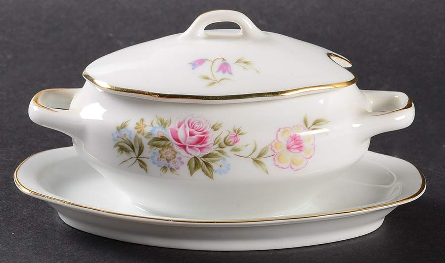 Spring Breeze Individual Sauce Boat & Lid by Sone-1