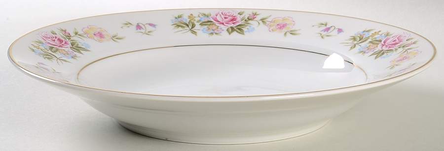 Spring Breeze Rim Soup Bowl by Sone-1