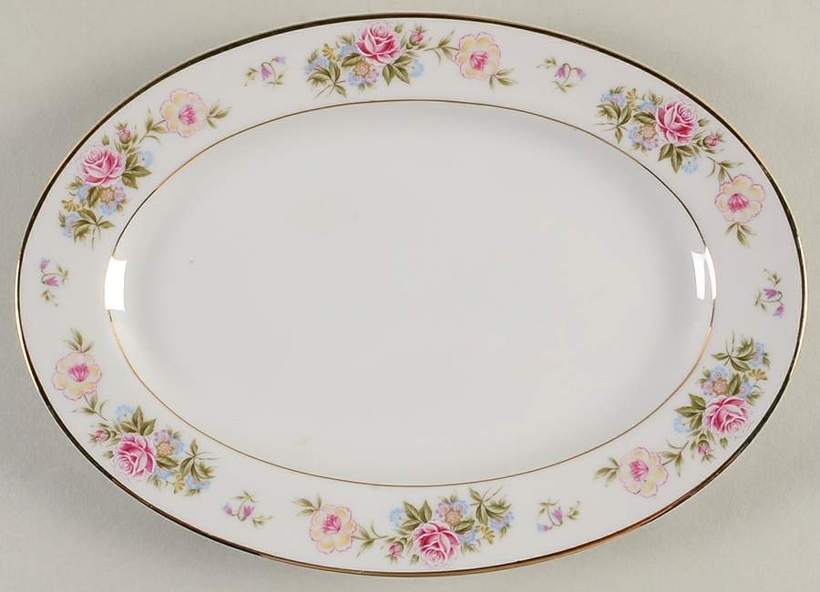 Spring Breeze 10" Oval Serving Platter by Sone-1