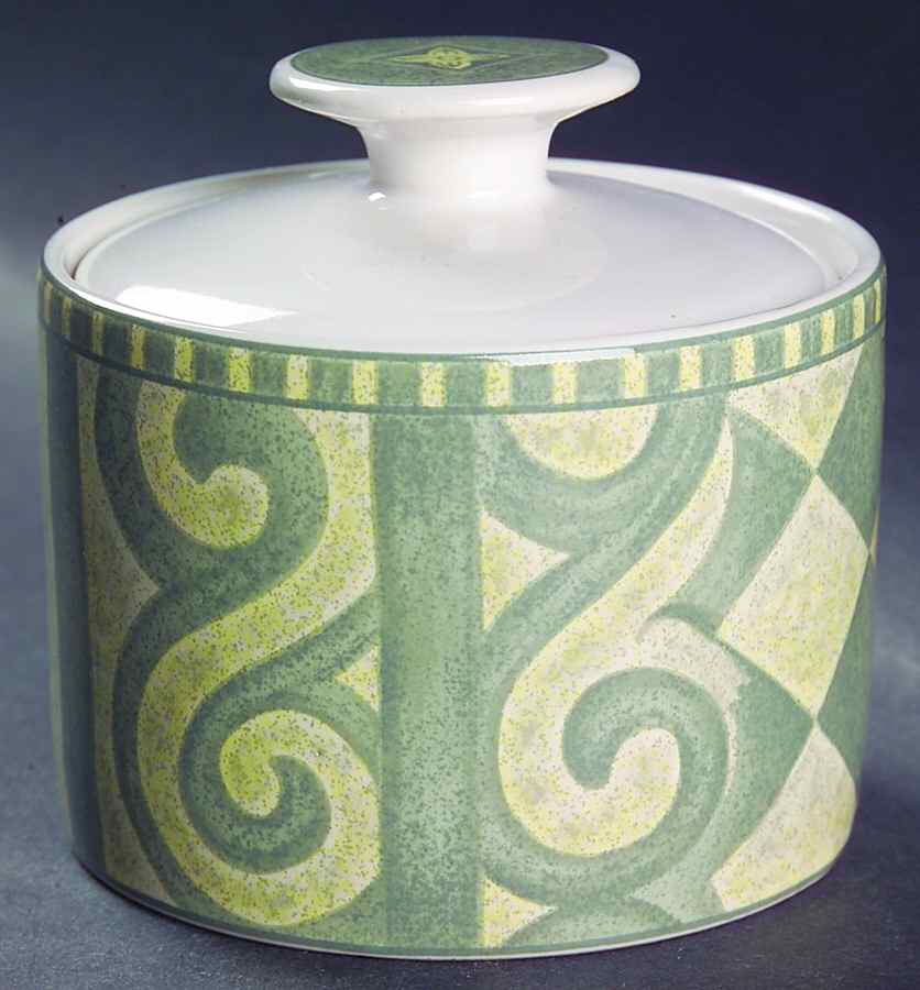 Monterey Sugar Bowl & Lid by Sango-1