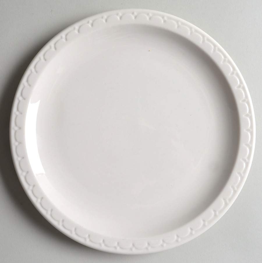 Econo-Rim White Dinner Plate by Syracuse-1