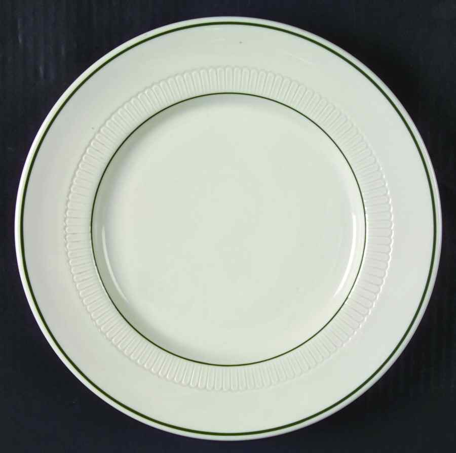 Arden Hunter Green Dinner Plate by Syracuse-1