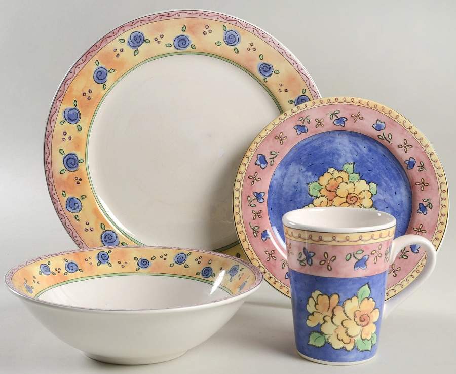 Apricot Jam 4 Piece Place Setting by Sango-1