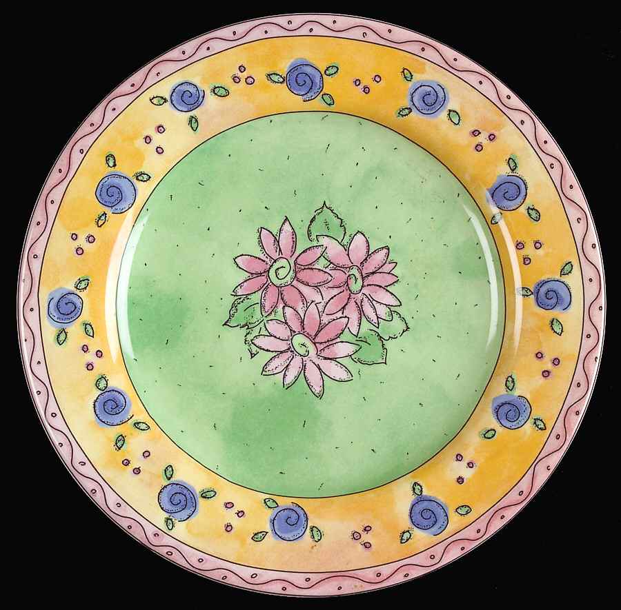 Strawberry Field Salad Plate by Sango-1