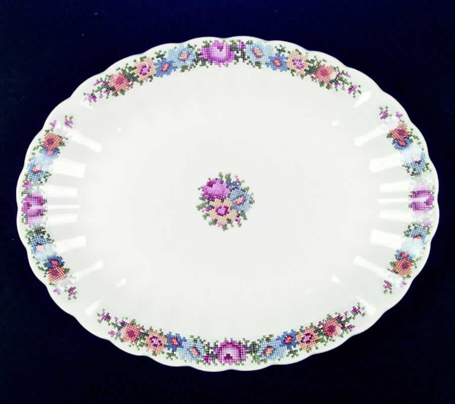 sVP15 14" Oval Serving Platter by Sovereign Potters-1
