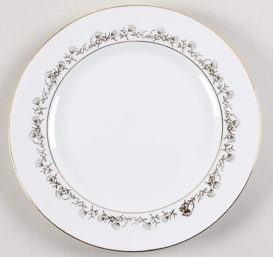 Golden Thistle Salad Plate by Summit-1