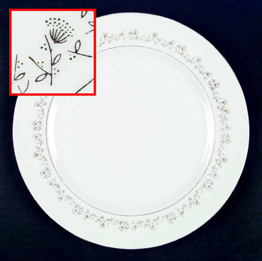 Golden Thistle Dinner Plate by Summit-1