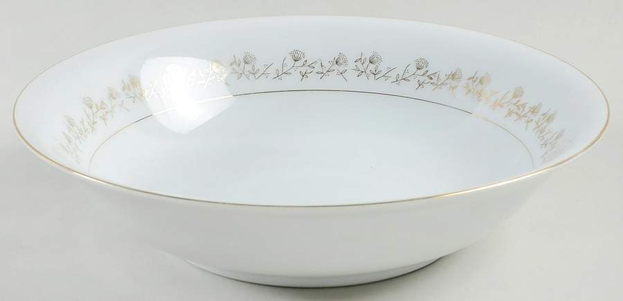 Golden Thistle 9" Round Vegetable Bowl by Summit-1