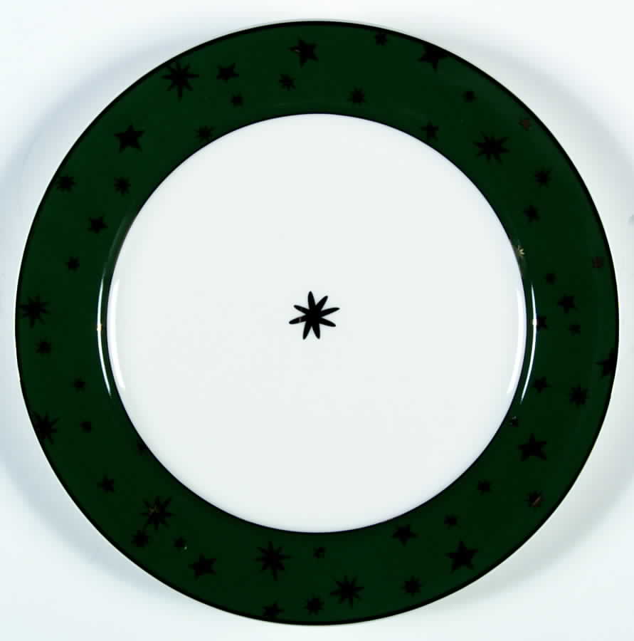 Galaxy Green Salad Plate by Sakura-1