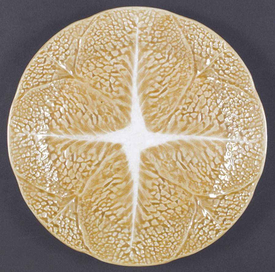 Cabbage Gold Dinner Plate by Secla-1