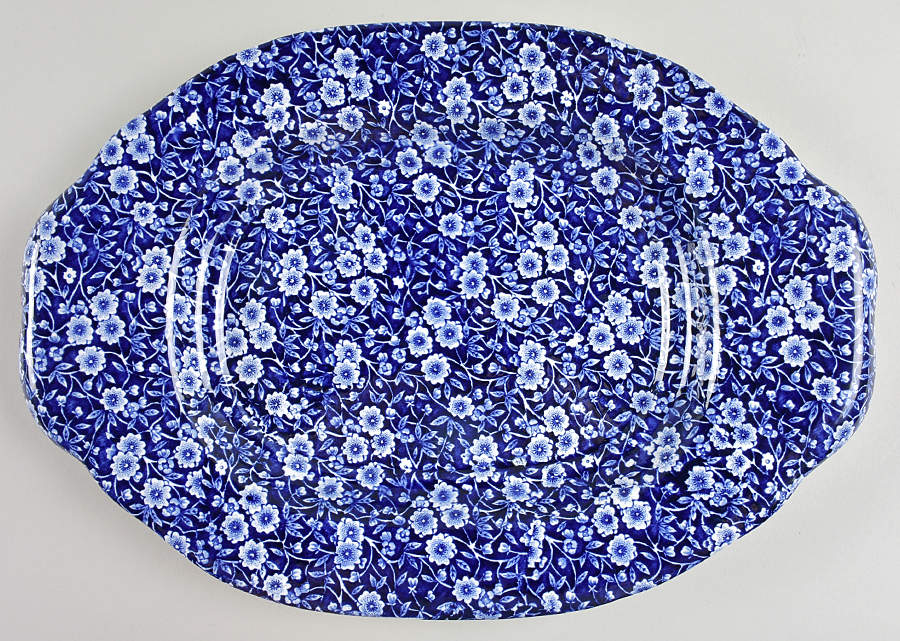 Calico Blue (Crownford Stamp) Underplate for Tureen by Staffordshire-1