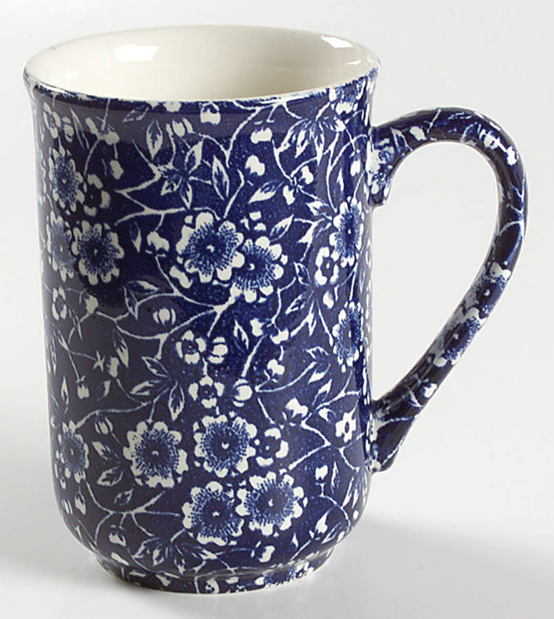 Calico Blue (Crownford Stamp) Mug by Staffordshire-1