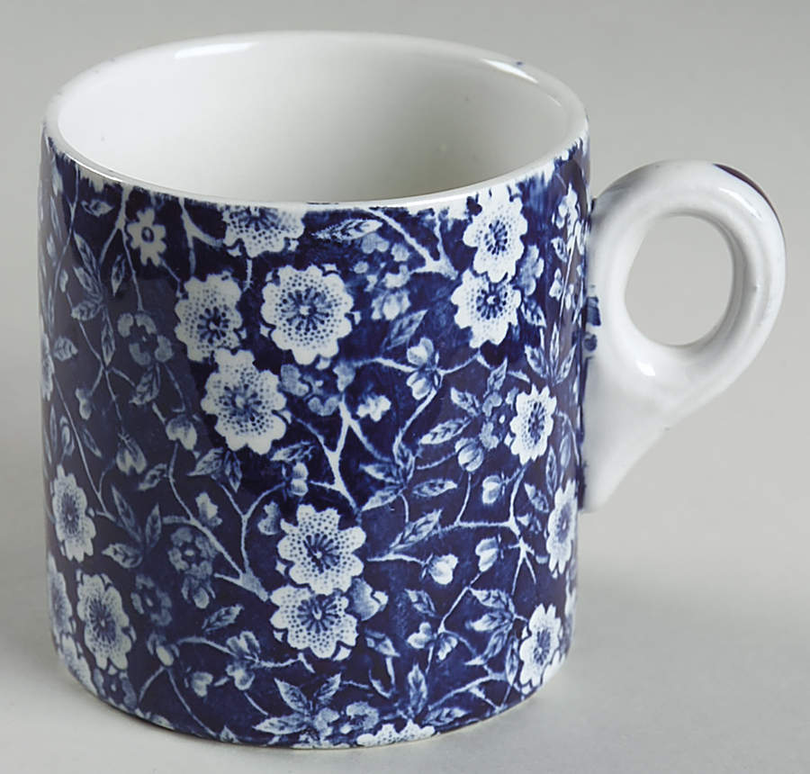 Calico Blue (Crownford Stamp) Mug by Staffordshire-1