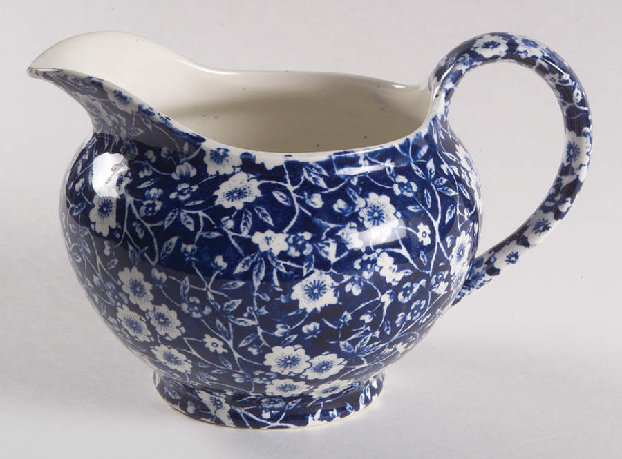 Calico Blue (Crownford Stamp) 20 Oz Jug by Staffordshire-1