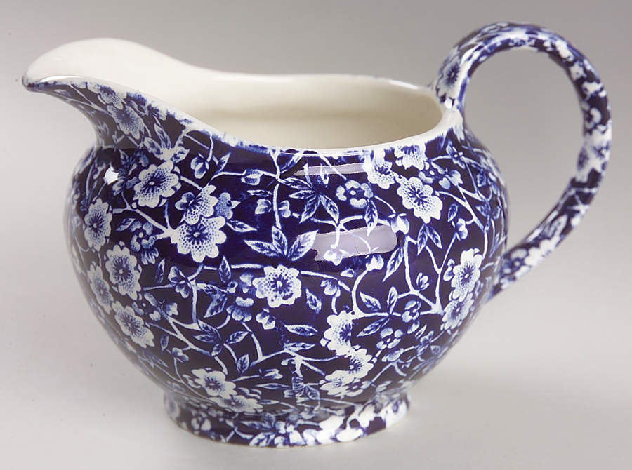Calico Blue (Crownford Stamp) 16 Oz Jug by Staffordshire-1