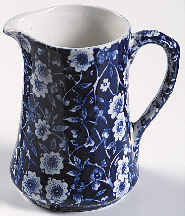 Calico Blue (Crownford Stamp) Mini Creamer by Staffordshire-1