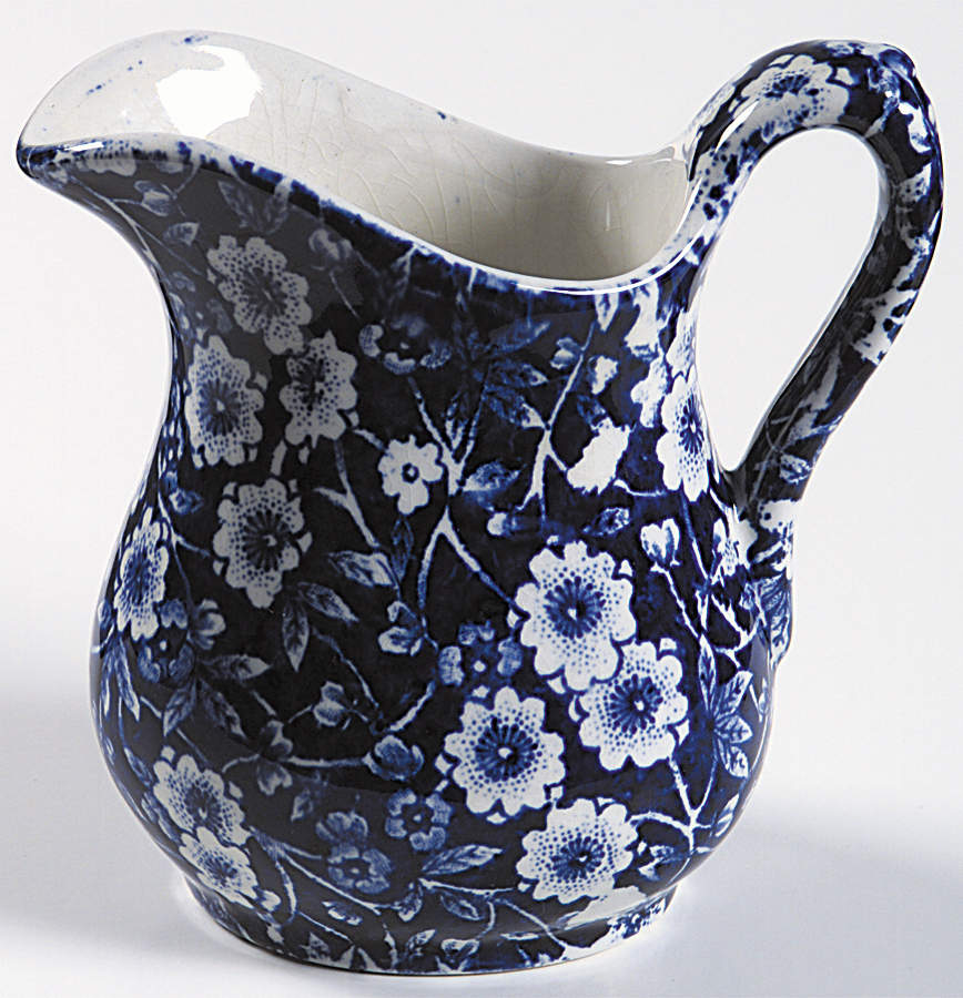 Calico Blue (Crownford Stamp) Mini Creamer by Staffordshire-1
