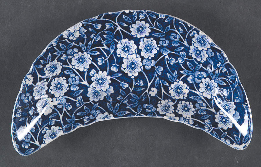 Calico Blue (Crownford Stamp) Bone Dish by Staffordshire-1