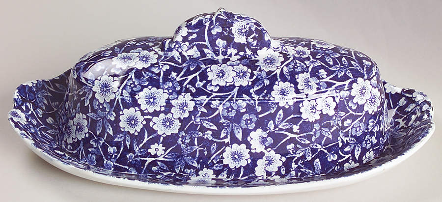 Calico Blue (Crownford Stamp) 1/4 Lb Covered Butter by Staffordshire-1