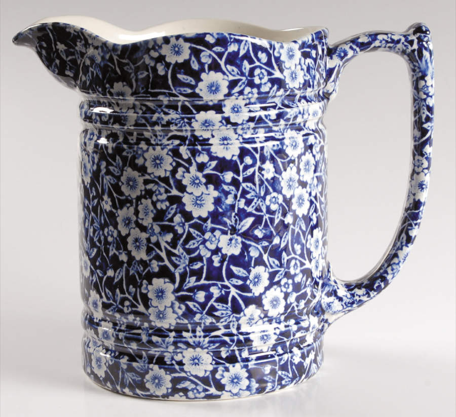 Calico Blue (Crownford Stamp) 12 Oz Pitcher by Staffordshire-1