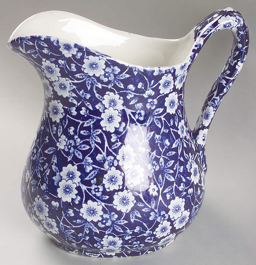 Calico Blue (Crownford Stamp) 16 Oz Pitcher by Staffordshire-1