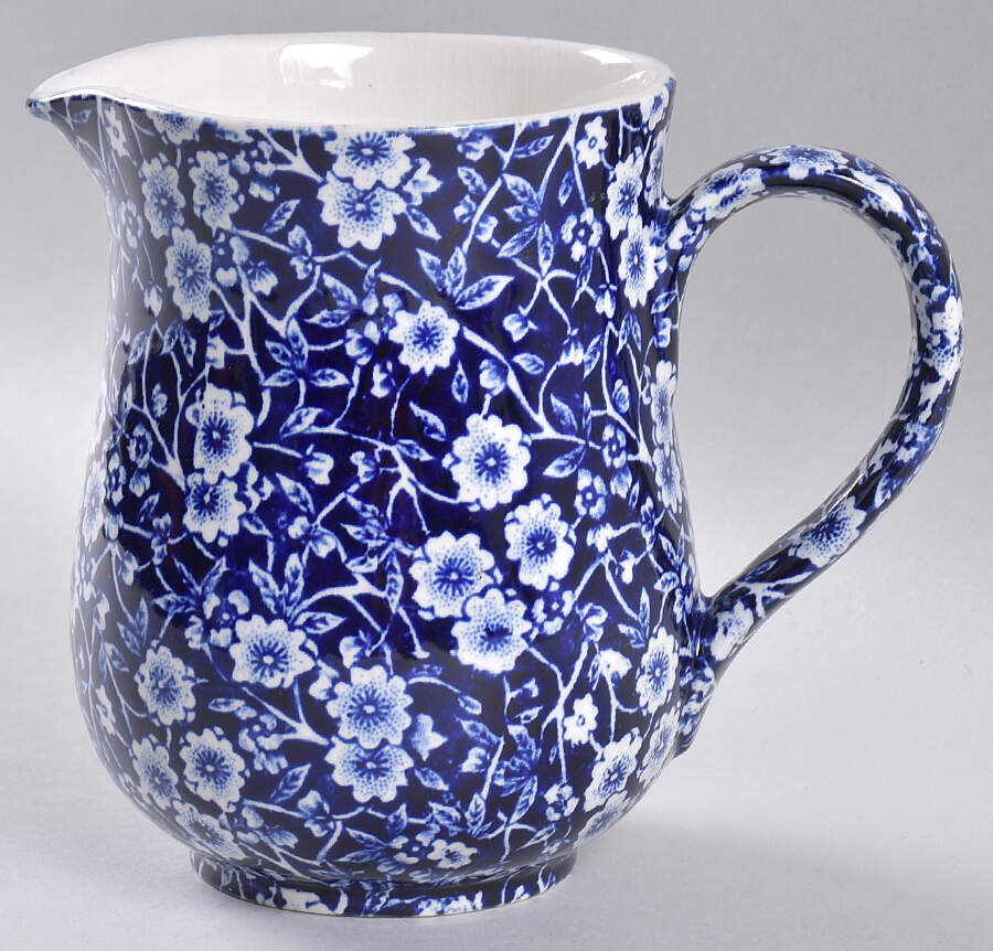 Calico Blue (Crownford Stamp) 20 Oz Jug by Staffordshire-1
