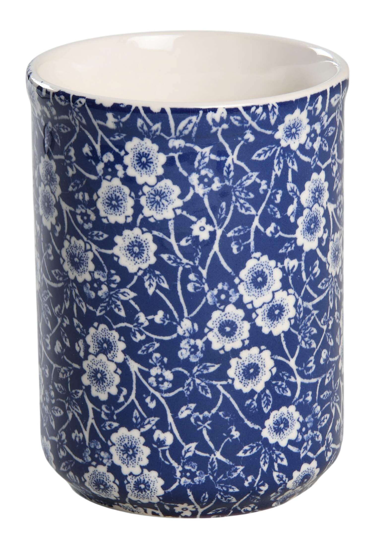 Calico Blue (Crownford Stamp) Yarn Caddy, No Lid by Staffordshire-1
