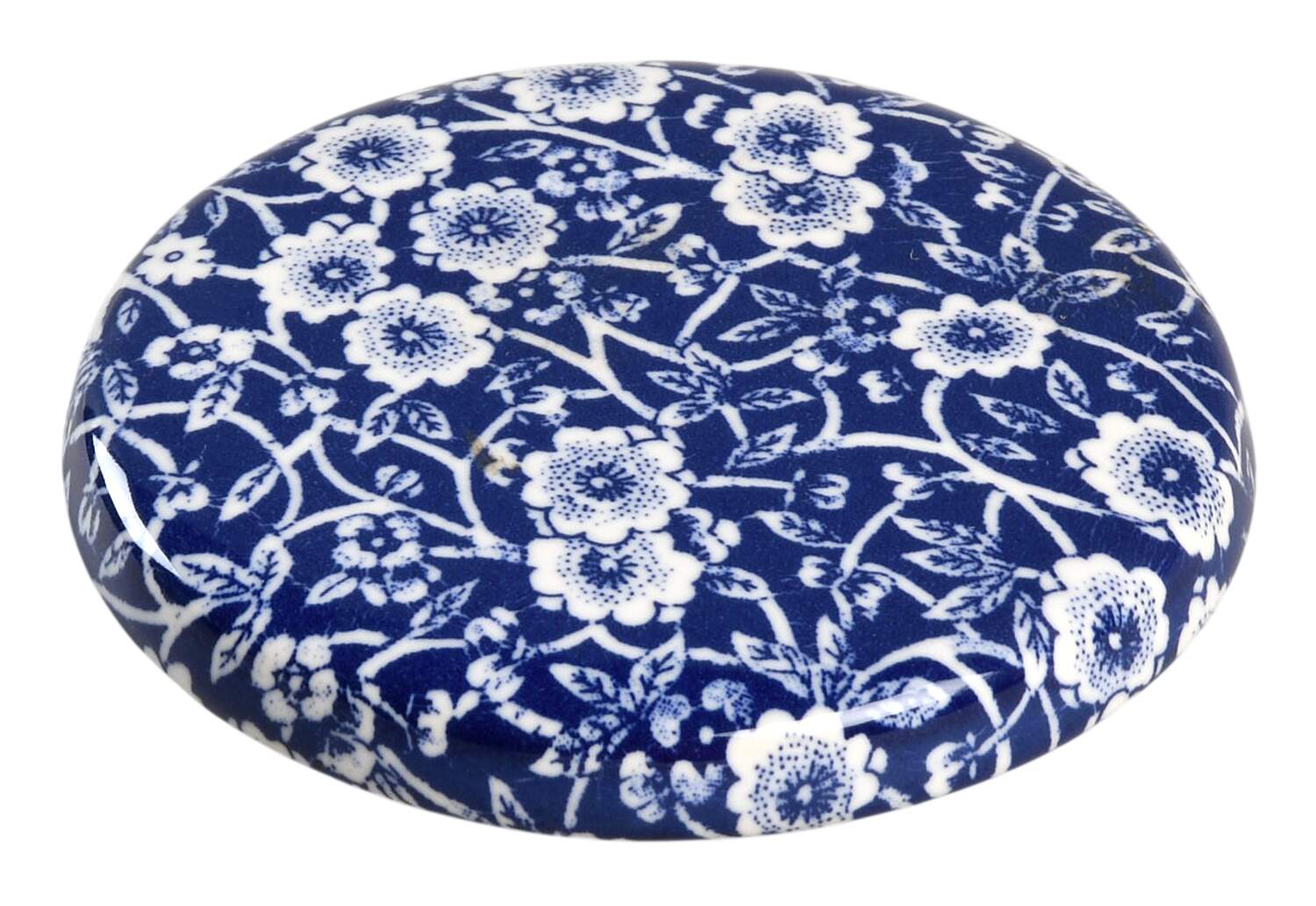 Calico Blue (Crownford Stamp) Yarn Caddy, Lid Only by Staffordshire-1