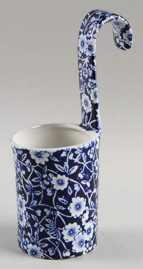 Calico Blue (Crownford Stamp) Spoon Rest/Holder (Holds 1 Spoon) by Staffordshire-1