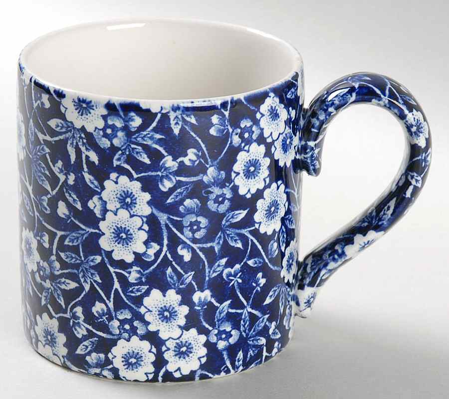 Calico Blue (Crownford Stamp) Mug by Staffordshire-1