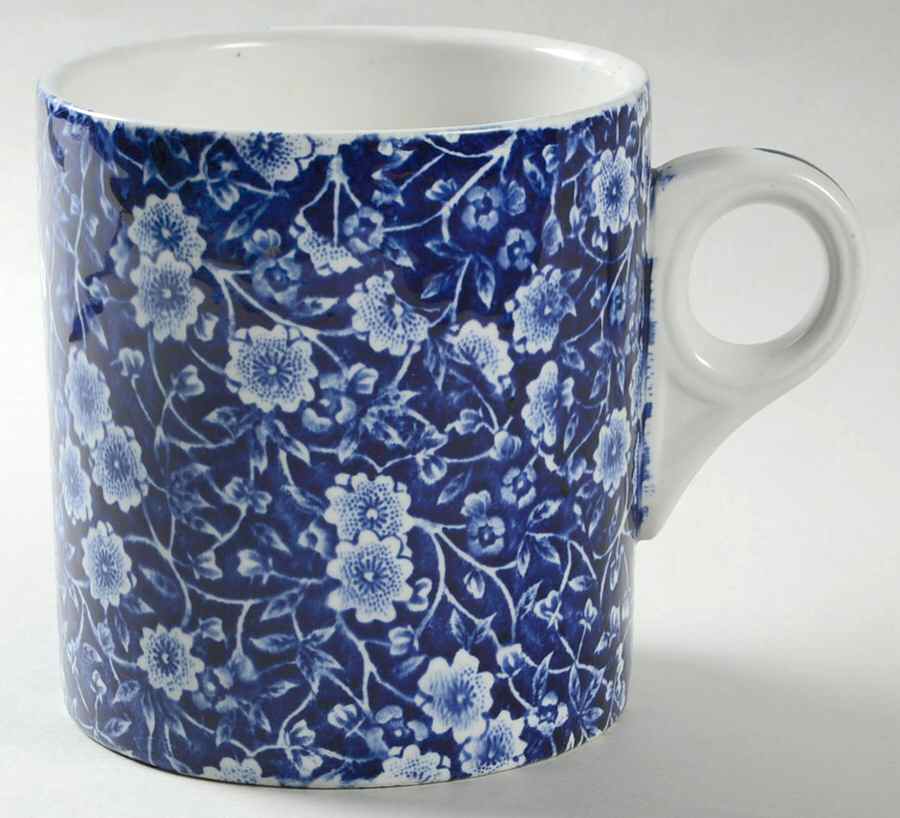 Calico Blue (Crownford Stamp) Mug by Staffordshire-1
