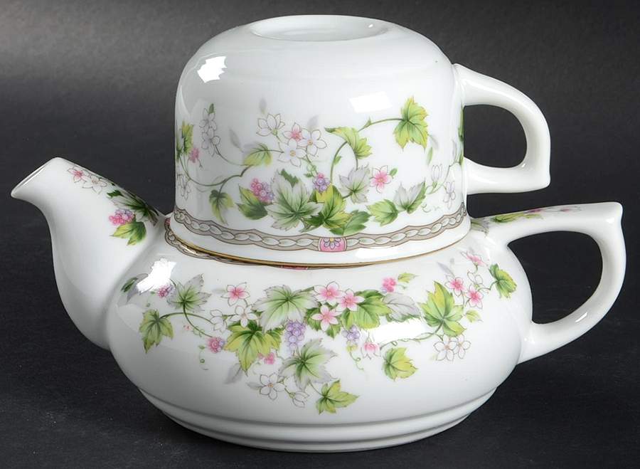Monica Individual Teapot & Lid with Cup by Sadek-1