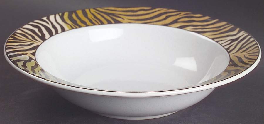 Jungle Beat 9" Round Vegetable Bowl by Studio Nova-1