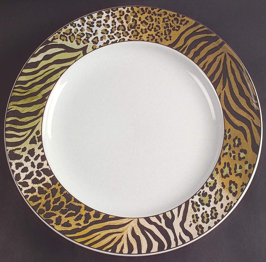 Jungle Beat 12" Chop Plate (Round Platter) by Studio Nova-1